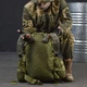 Рюкзак Silver Knight 55 л с 3 подсумками Cordura 1000D олива размер 50х32,5х34 см - изображение 3