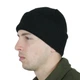 В'язана шапка-балаклава на флісі Black One Size - зображення 3