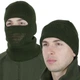 Вязаная шапка-балаклава на флисе Oliva One Size - изображение 1