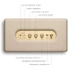 Акустическая система Marshall Louder Speaker Stanmore III Bluetooth Cream - изображение 10