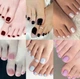 Типси гелеві Кольорові MAFANAILS для нарощування нігтів на НОГАХ 144шт - изображение 5