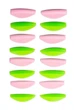 ZOLA Валики для ламінування Round Curl Pink and Green (S,S1,M,M1,L,L1,XL,XL1), 8 пар - изображение 4