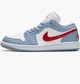 Кросівки жіночі Jordan 1 Low 44 Блакитний DC0774-164 - зображення 1