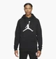 Кофта мужская Jordan Mens Air Jordan Jumpman Classic Fleece Hoodie XL Чорний DA6801-010 - изображение 1