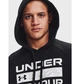 Кофта чоловіча Under Armour Rival Flc Signature Hd M Чорно-білий 1366363-001 - зображення 6