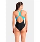 Купальник закрытый женский Arena Openings Swimsuit V Back Lb 36 Чорний 008063-580 - изображение 4