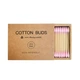 Ватні палички бамбукові Cotton Buds картонна квадратна упаковка 200 шт - зображення 1