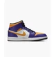 Кросівки чоловічі Jordan 1 Mid 45.5 Фіолетовий DQ8426-517 - зображення 4