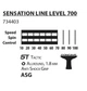 Теннисная ракетка Donic Sensation Level 700 ONE SIZE Комбінований 734403 - изображение 3