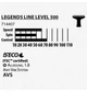 Тенісна ракетка Donic Legends ONE SIZE Комбінований 714407 - зображення 8