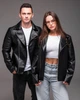 Куртка зі штучної шкіри R.A. Biker Jacket Black L чорна 1770-L - зображення 2