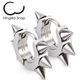 Сталеві сережки Spikes SSE-025-ST з шипами - зображення 2