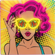 Dekoracyjny neon LED szyld Forever Light POWER WOMAN 32 x 32 cm (RTV100307) - obraz 1