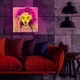 Dekoracyjny neon LED szyld Forever Light POWER WOMAN 32 x 32 cm (RTV100307) - obraz 4