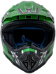 Kask Motocyklowy Enduro Zielony rozmiar S (5903864984248) - obraz 4