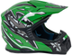 Kask Motocyklowy Enduro Zielony rozmiar S (5903864984248) - obraz 5