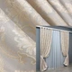 Комплект готових штор VR-Textil Льон Корона Марія № 1268ш Світло-сірий з золотистим 100х270 см 2 шт (31-535) - зображення 1