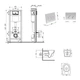 Комплект для ванной комнаты: подвесной унитаз Jay Ultra Quiet 520x360x320 + комплект инсталляции (QT07335175W48189) - изображение 2