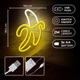 Dekoracyjny neon LED szyld Forever Light BANANA 28.5 x 19.6 cm (RTV100227) - obraz 3