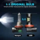 Светодиодная лампа H11 LED H8 с линзой 21 SMD 3,5 Вт - изображение 3