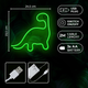 Dekoracyjny neon LED szyld Forever Light DINOSAUR 24.5 x 23.5 cm (RTV100298) - obraz 3