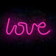 Dekoracyjny neon LED szyld Forever Light LOVE 35 x 13 cm (RTV100208) - obraz 5