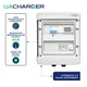 Зарядка для електромобіля 22 квт 32а 3-фази type 2 (європейське авто) 4.6м power wifi UACHARGER, CHS-PWWF222223-21 - зображення 6