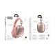 Наушники беспроводные полноразмерные HOCO W35 Max Joy BT5.3 поддержка TF AUX Pink - изображение 2