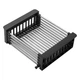 Кухонна мийка Kroner KRP Schwarze 7848LHM 780×480 мм, графіт (PVD), нержавіюча сталь, інтегрована, з правим крилом, 3.0/1.0 мм, з кошиком - зображення 9