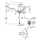 Змішувач для раковини Grohe QuickFix Dice S-Size 1018572430 з донним клапаном - изображение 2