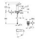 Змішувач для раковини Grohe QuickFix Dice ES M-Size 1018362430 з донним клапаном - изображение 2