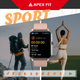 Смарт часы женские Apex Fit M03 Gold (звонки, пульсометр, оксиметр) - изображение 2