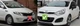 Накладки на зеркала в стиле BMW (без поворотников, 2 шт) для Kia Rio 2012-2017 гг. - изображение 2
