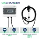 Зарядка для електромобіля 9.2 квт 40а 1-фаза type 1 (американське авто) 7м wall UACHARGER, CHC-WL220911-21-7 - зображення 9