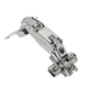 Завіса GTV ZP-KT165H2ZE кутова Clip-On 165⁰ Нікель (00049947) - изображение 1
