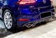 Задний диффузор DPT V-1 для Volkswagen Golf 7/E-Golf (2017-2019), черный глянец, диффузор для Golf 7 - изображение 2