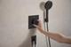 Наружная часть смесителя скрытого монтажа для душа Hansgrohe Ecostat Comfort E 33711670 - изображение 4
