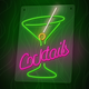 Декоративна неонова LED вивіска Forever Light PLEXI LED COCKTAILS 42 x 30 см (RTV100453) - зображення 2