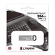 USB Flash Kingston 256GB USB 3.2 Gen 1 DataTraveler Kyson Metal, Retail - изображение 3