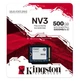 Твердотільний накопичувач SSD 500Gb, Kingston NV3, PCI-E 4.0 x4, M.2 2230, 3D TLC, 5000/3000 МБ/с (SNV3SM3/500G) - изображение 3