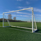 Ворота футбольні QUICKPLAY Q-FOLD 500 x 200 см, білі - изображение 1