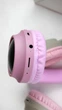 Беспроводные детские наушники с ушками и подсветкой, MP3, FM радио Hoco W27. - изображение 5