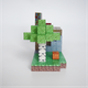 Магнитный конструктор Minecraft Майнкрафт Дом в джунглях 128 блоков 6 случайных фигурок - изображение 4