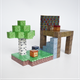 Магнитный конструктор Minecraft Майнкрафт Дом в джунглях 128 блоков 6 случайных фигурок - изображение 7