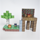 Магнитный конструктор Minecraft Майнкрафт Дом в джунглях 128 блоков 6 случайных фигурок - изображение 10