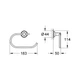 Держатель для туалетной бумаги Grohe Essentials Authentic 40657001 - изображение 2