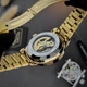 Наручные часы Awarder 022 Automatics Metall Не забуду Дом Gold-Gold - изображение 11