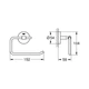 Тримач для туалетного паперу Grohe Essentials 40689001 - зображення 2