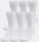 Носки Under Armour Essential 6pk Crew белый LG (1387058-100) - изображение 1