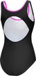 Купальник закрытый для женщин Aqua Speed KATE 61583 черный, розовый Женщины 44 413-19 - изображение 2